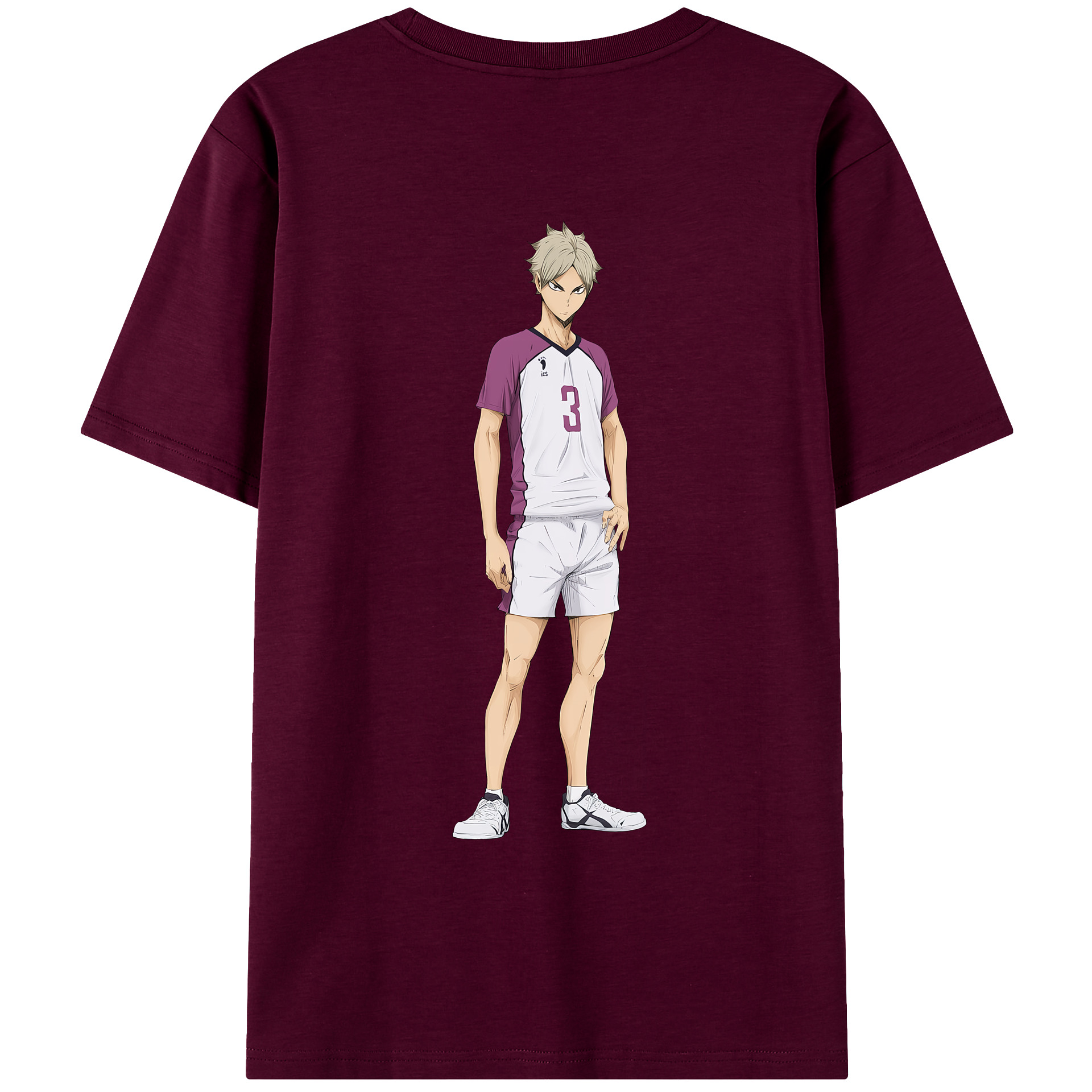 （画像用） ハイキュー!! Haikyu!! レディース半袖Tシャツ(バックプリント)